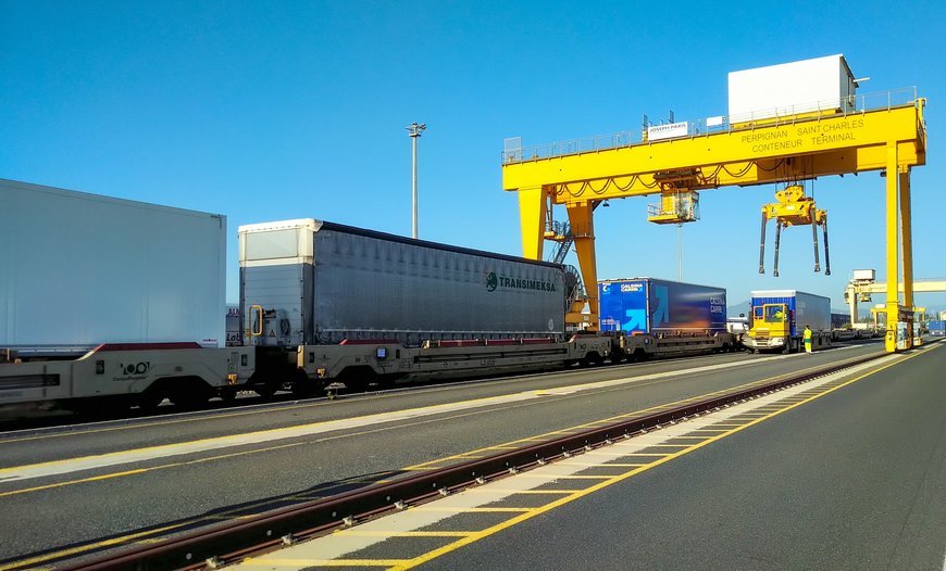 CargoBeamer circule entre Kaldenkirchen et Perpignan